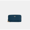 Coach- Long Zip Around Wallet (Gold/Denim)