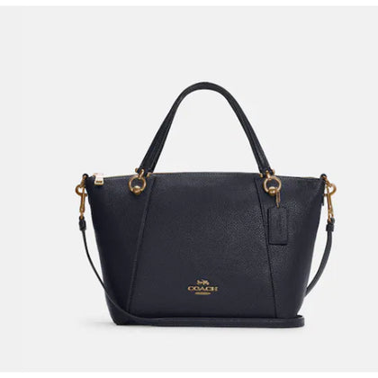 Coach- Kacey Satchel - Gold/Midnight