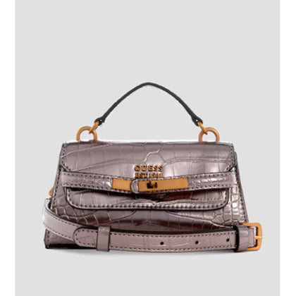 Guess- Enisa Micro Mini Crossbody (Pewter)