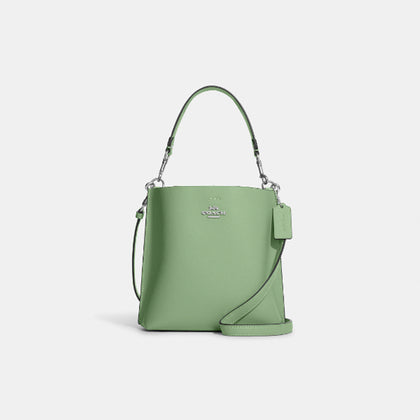 Coach- Mollie Bucket Bag 22 (Silver/Pale Pistachio)