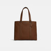 Coach- Hudson Double Handle Tote (Gunmetal/Saddle)