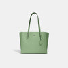 Coach- Mollie Tote (Silver/Pale Pistachio)