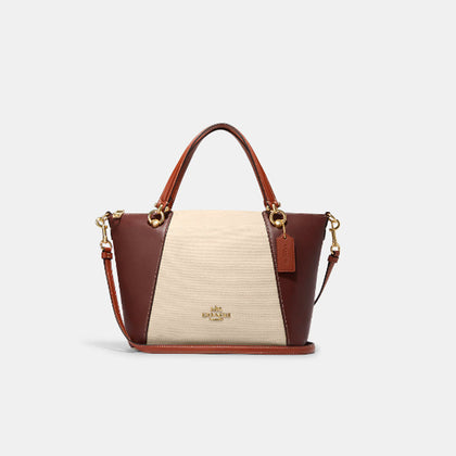 Coach- Kacey Satchel (Gold/Natural Multi)