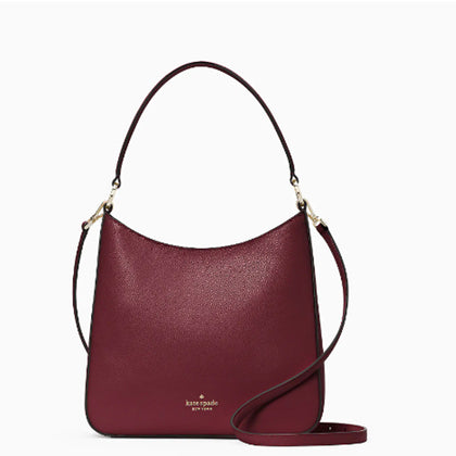 Kate Spade- Perry Leather Shoulder Bag (Deep Berry)
