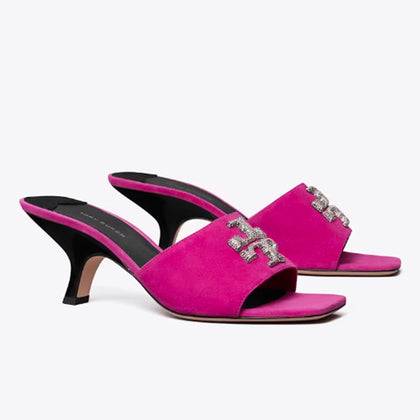 Tory Burch- Eleanor Pave Mule Sandal - Fuchsia