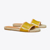 Tory Burch- T Monogram Espadrille Slide - Island Palm / Camello