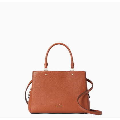 Kate Spade- Leila Medium Triple Compartment Satchel (Warm Gingerbread)