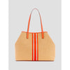 Guess- Vikky Raffia Stripe Large Tote (Belle)