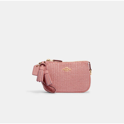 Coach- Nolita 15 In Straw (Gold/Shell Pink Multi)