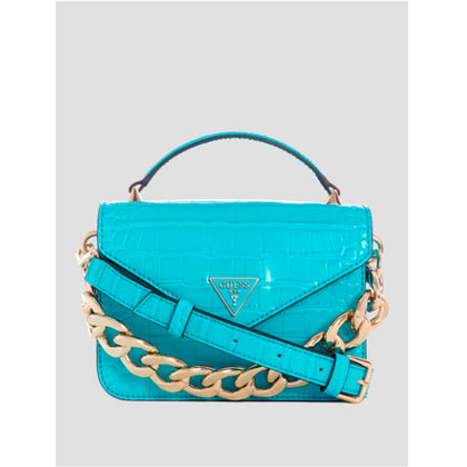 Guess- Retour Mini Top Handle Crossbody (Turquoise)