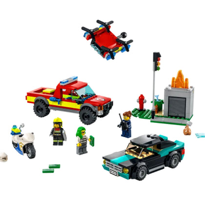 Lego- Fire Rescue & Police Chase