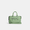 Coach- "Millie Satchel " (Silver/Pale Pistachio)