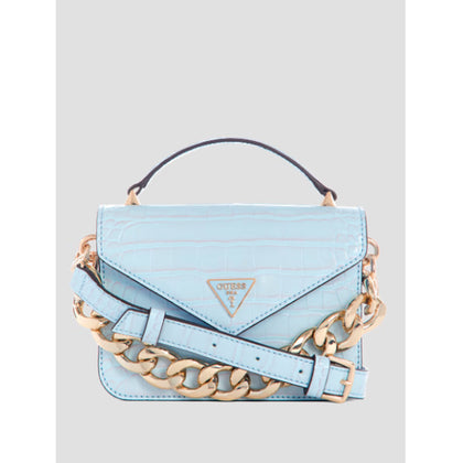 Guess- Retour Mini Top Handle Crossbody (Powder Blue)