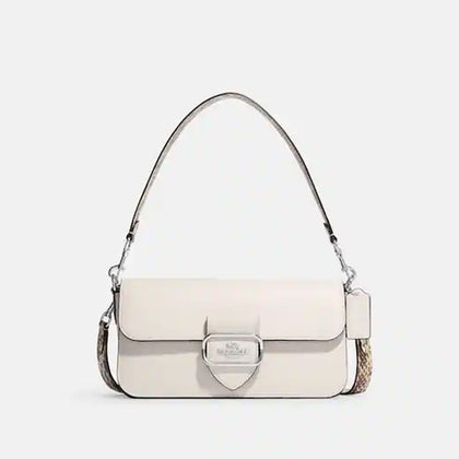 Coach- Morgan Shoulder Bag - Silver/Chalk Multi