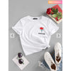 Zaful- No Way Rose Embroidered Short Sleeve T Shirt - White