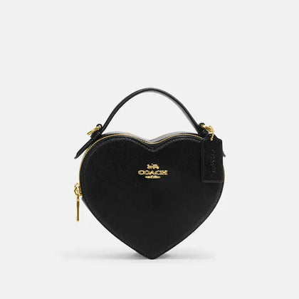 Coach- Heart Crossbody - Gold/Black