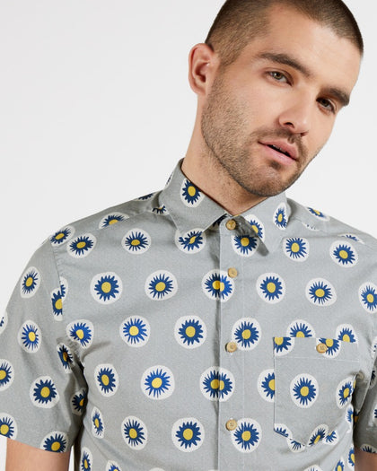 Ted Baker-Large geometric print shirt