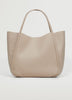 MANGO- Shopper Bag With Double Handle (Ice Grey)