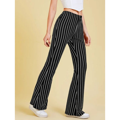 Romwe- Striped Flare Leg Pants