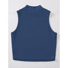 Romwe- Mock Neck Solid Tank Top