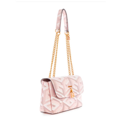 Guess- Montreal G Cube Convertible Crossbody (Pearl)