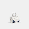 Coach- Rowan Satchel In Signature Canvas With Trompe L'oeil Print (Silver/Glacierwhite Multi)