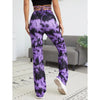 Romwe- Lace Up Tie Dye Pants