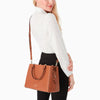 Kate Spade- Leila Medium Triple Compartment Satchel (Warm Gingerbread)