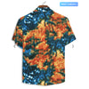 Zaful- Tie Dye Print Button Up Shirt - Multi-a