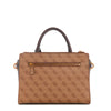 Guess- Ginevra Logo Elite Society Satchel (Latte Logo)