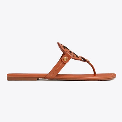 Tory Burch- Miller Sandal, Leather - Vintage Vachetta