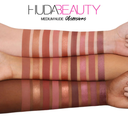 Huda Beauty- NUDE Obsessions Eyeshadow Palette (Medium)