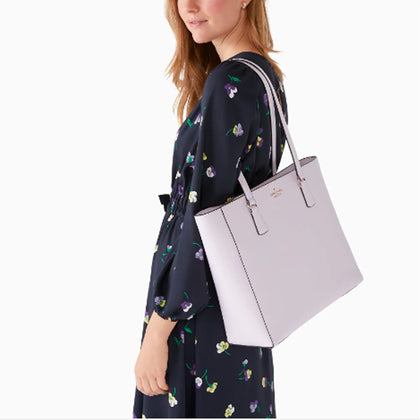 Kate Spade- Perry Leather Laptop Tote (Pale Amethyst)