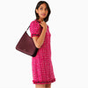 Kate Spade- Perry Leather Shoulder Bag (Deep Berry)
