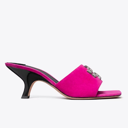 Tory Burch- Eleanor Pave Mule Sandal - Fuchsia