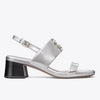 Tory Burch- Eleanor Heel Sandal - Silver