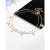 Zaful- Multilayered Star Pendant Choker Necklace - Gold