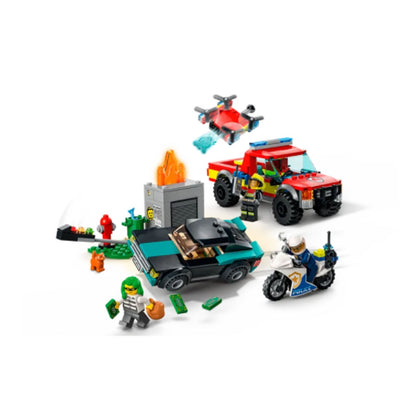 Lego- Fire Rescue & Police Chase