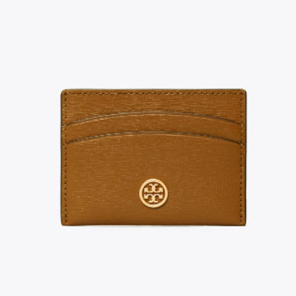 Tory Burch- Robinson Card Case (Bistro Brown)