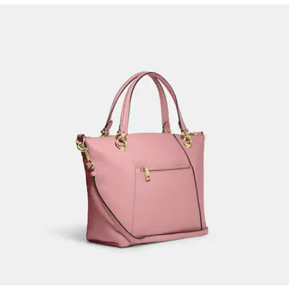 Coach- Kacey Satchel - Gold/True Pink