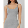 Romwe- Solid Cami Bodycon Dress