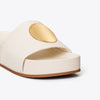 Tory Burch- Patos Slide - New Ivory / New Ivory