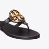 Tory Burch- Metal Miller Soft Sandal - Perfect Black