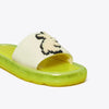 Tory Burch- Rabbit Bubble Jelly - Leaf Green / Light Cream / Perfect