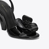 Tory Burch- Flower Heeled Sandal - Perfect Black
