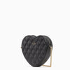 Kate Spade- Love Shack Quilted Heart Crossbody Purse (Black)