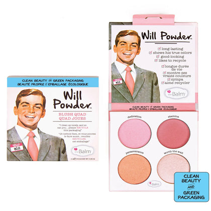 The Balm- Will Powder ™ Blush Quad. بلش كواد