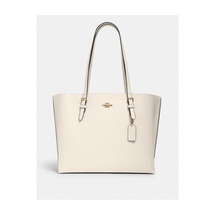 Coach- Chalk Light Saddle Mollie Tote Bag