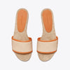 Tory Burch- T Monogram Espadrille Slide - New Cream / Camello