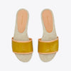 Tory Burch- T Monogram Espadrille Slide - Island Palm / Camello